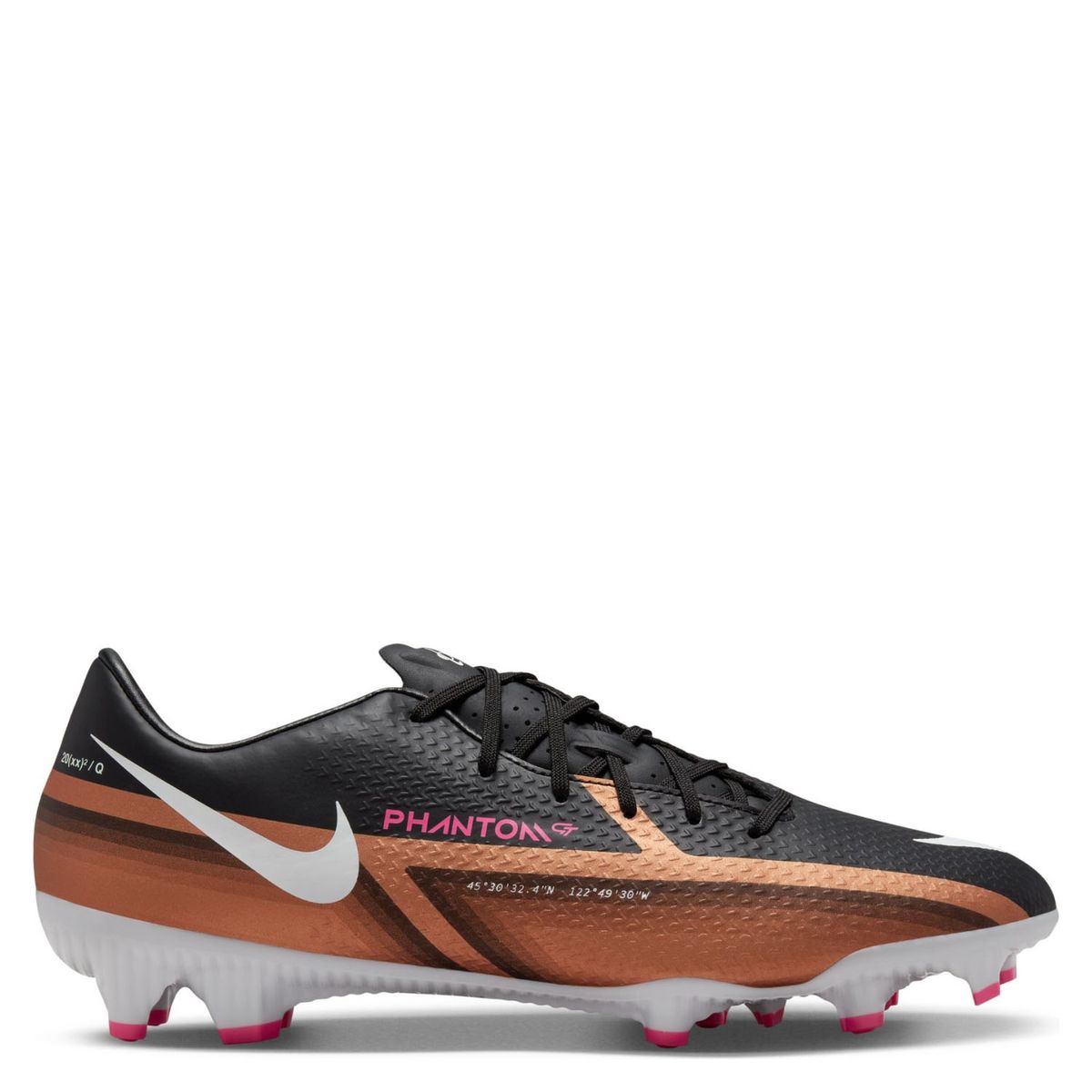 NIKE - Phantom Gt2 Academy Q Fg/Mg Zapatilla Fútbol Hombre Blanco Nike