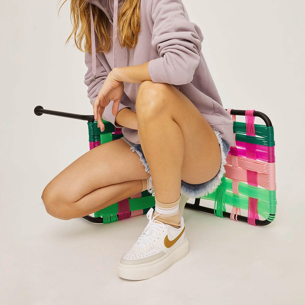 NIKE - Court Vision Alta Zapatilla Urbana Mujer Blanco Nike