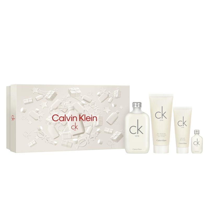 CALVIN KLEIN - Set Perfume Unisex One Edt 200Ml + Body Wash 100Ml + Body Lotion 200Ml + Mini 15 Ml Calvin Klein
