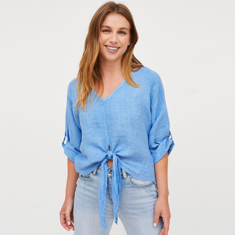 LA TIENDA DE CAROLINA - La Tienda de Carolina Blusa Lino Mujer