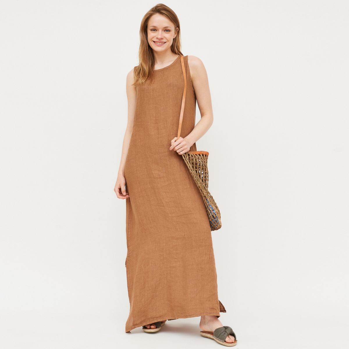 LA TIENDA DE CAROLINA - La Tienda de Carolina Vestido Largo Lino Mujer