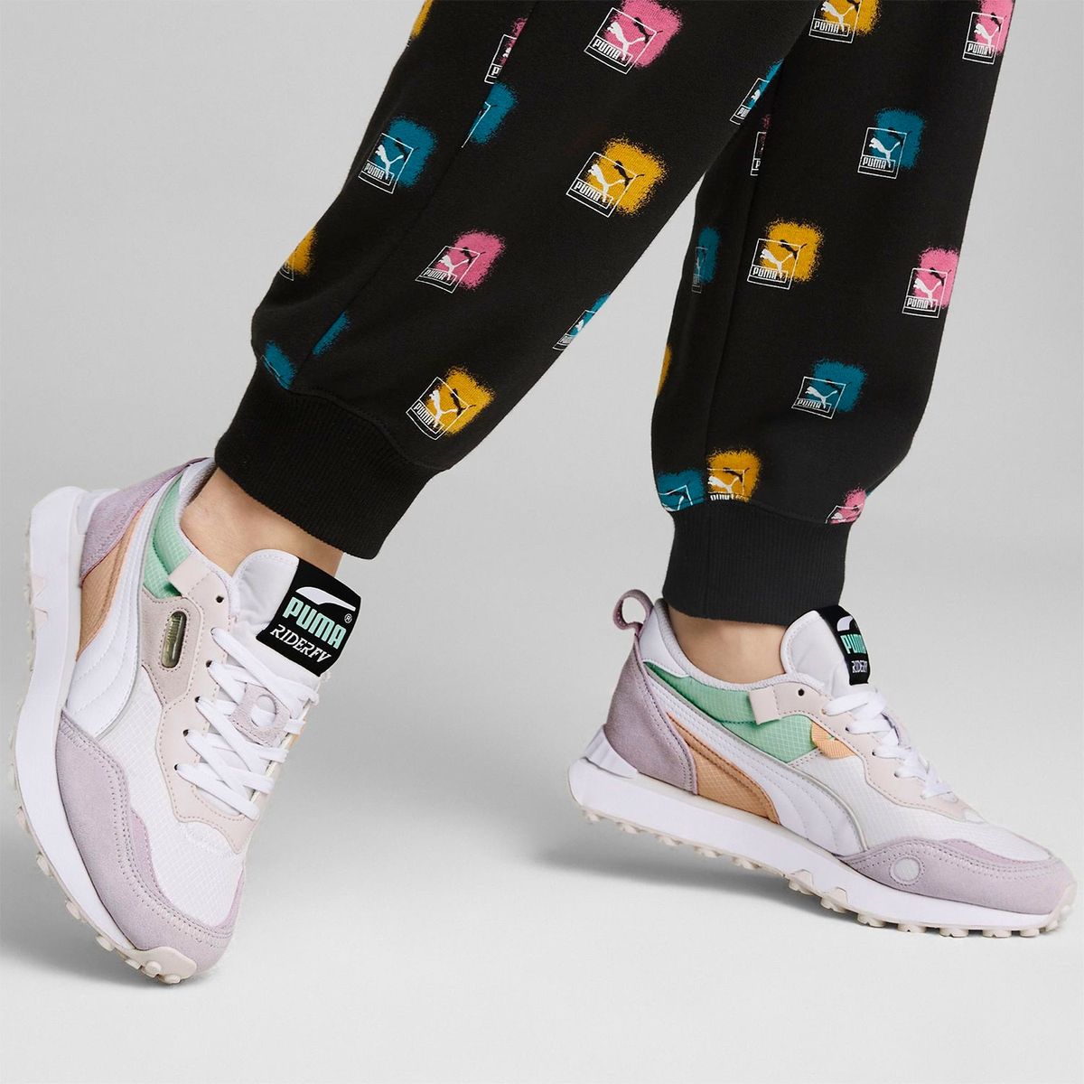 PUMA - Rider Fv Zapatilla Urbana Mujer Multicolor Puma