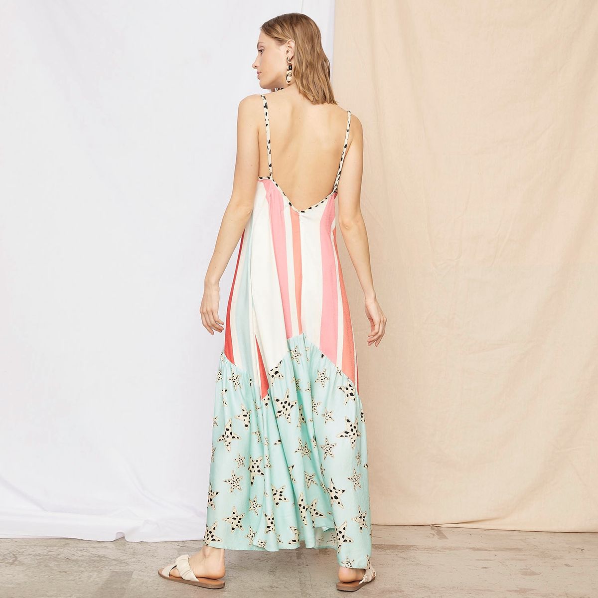 BASEMENT - Basement Vestido Largo Mujer por Fran Larrain