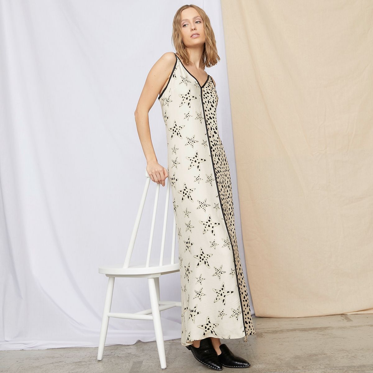 BASEMENT - Basement Vestido Largo Mujer Por Fran Larrain