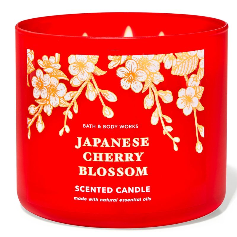 BATH & BODY WORKS - Vela Grande Japanese Cherry Blosom Bath & Body Works
