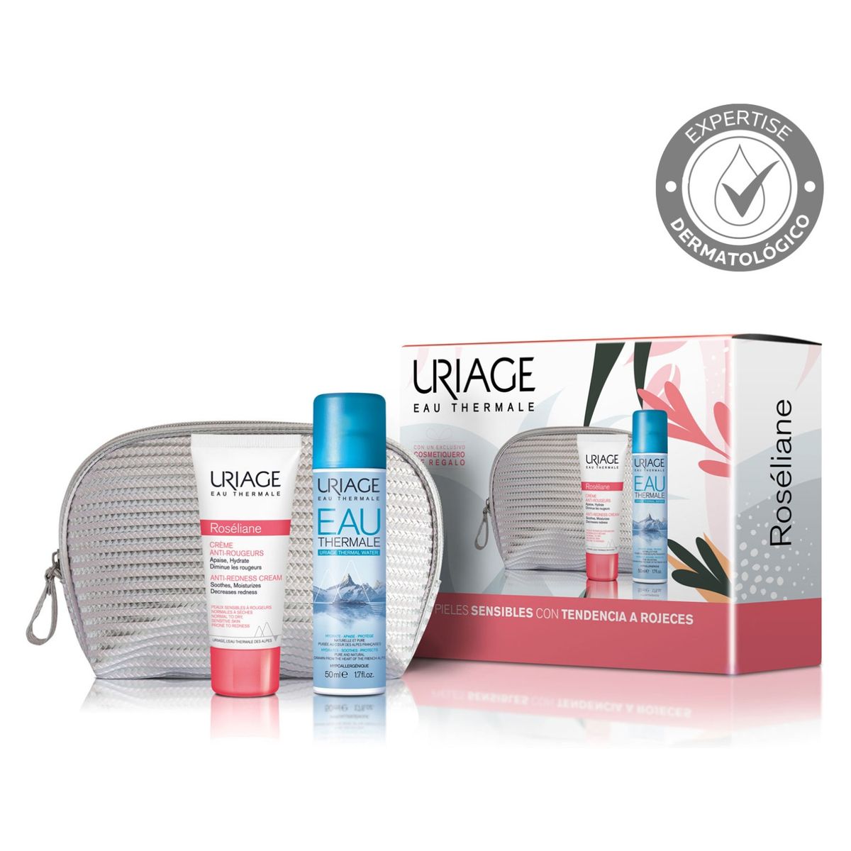URIAGE - Pack Roseliane Crema Anti-rojeces 40ml + Agua Termal de Uriage 50ml