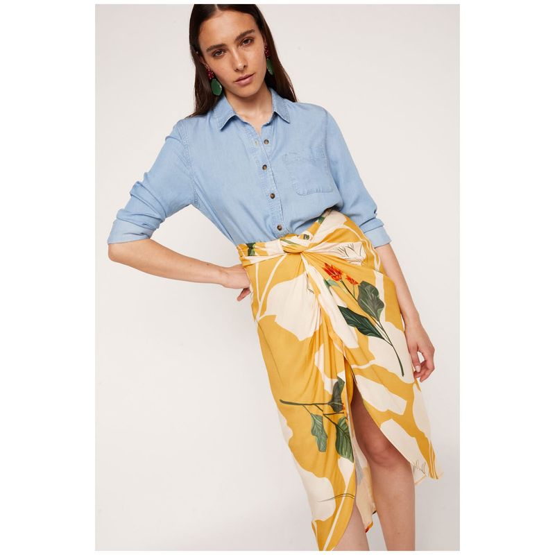 FALABELLA - Falda Midi Mujer