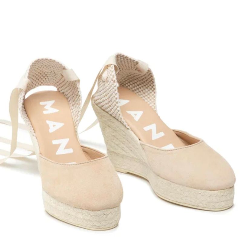 MANEBI - Manebi Alpargata mujer beige/khaki