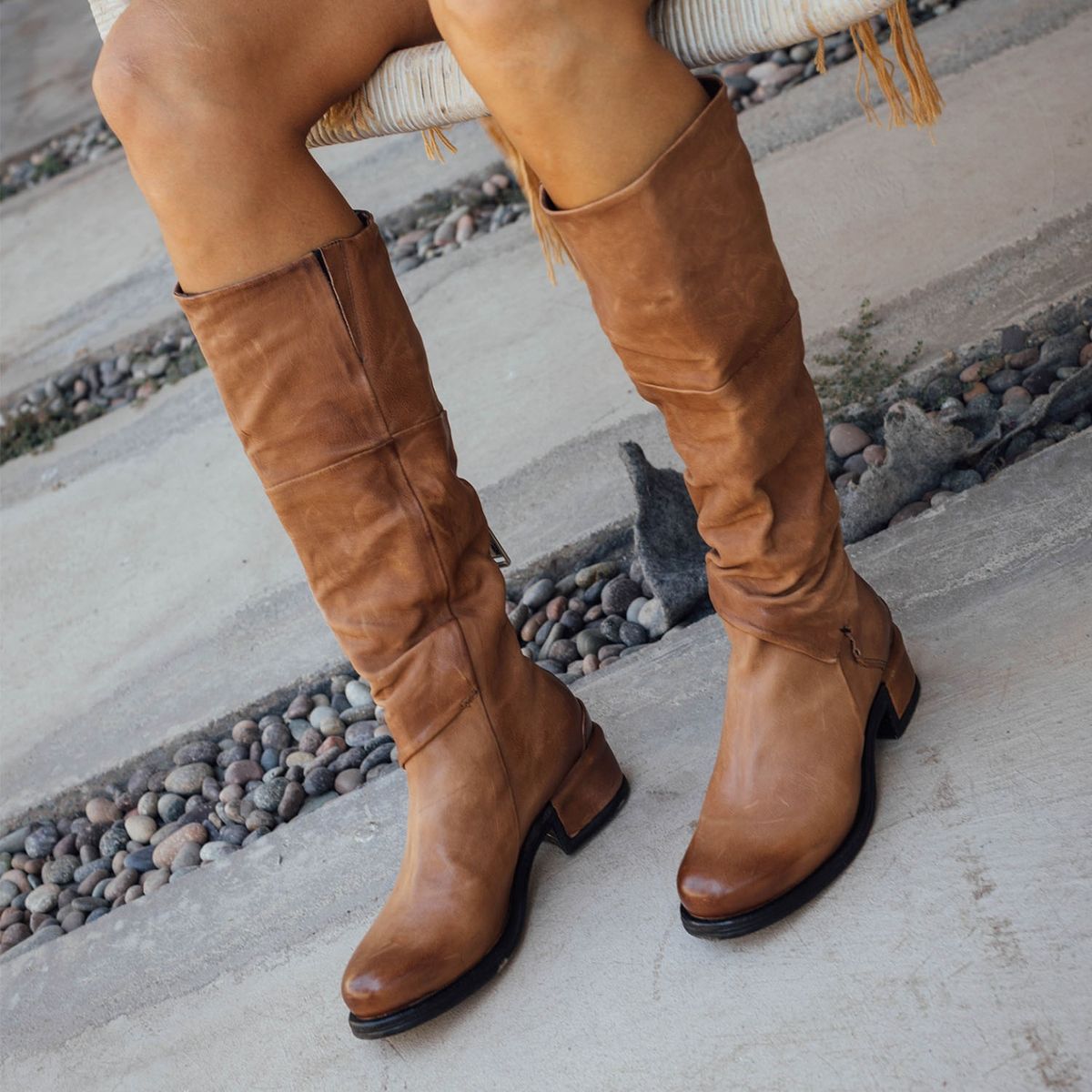 AS 98 - As98 Bota Mujer Cuero Cafe