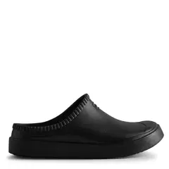 HUNTER - Sandalia Slide Mujer Negra