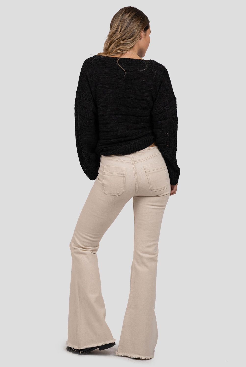 LOLITA POCKET - Lolita Pocket Jeans Flare Tiro Alto Mujer