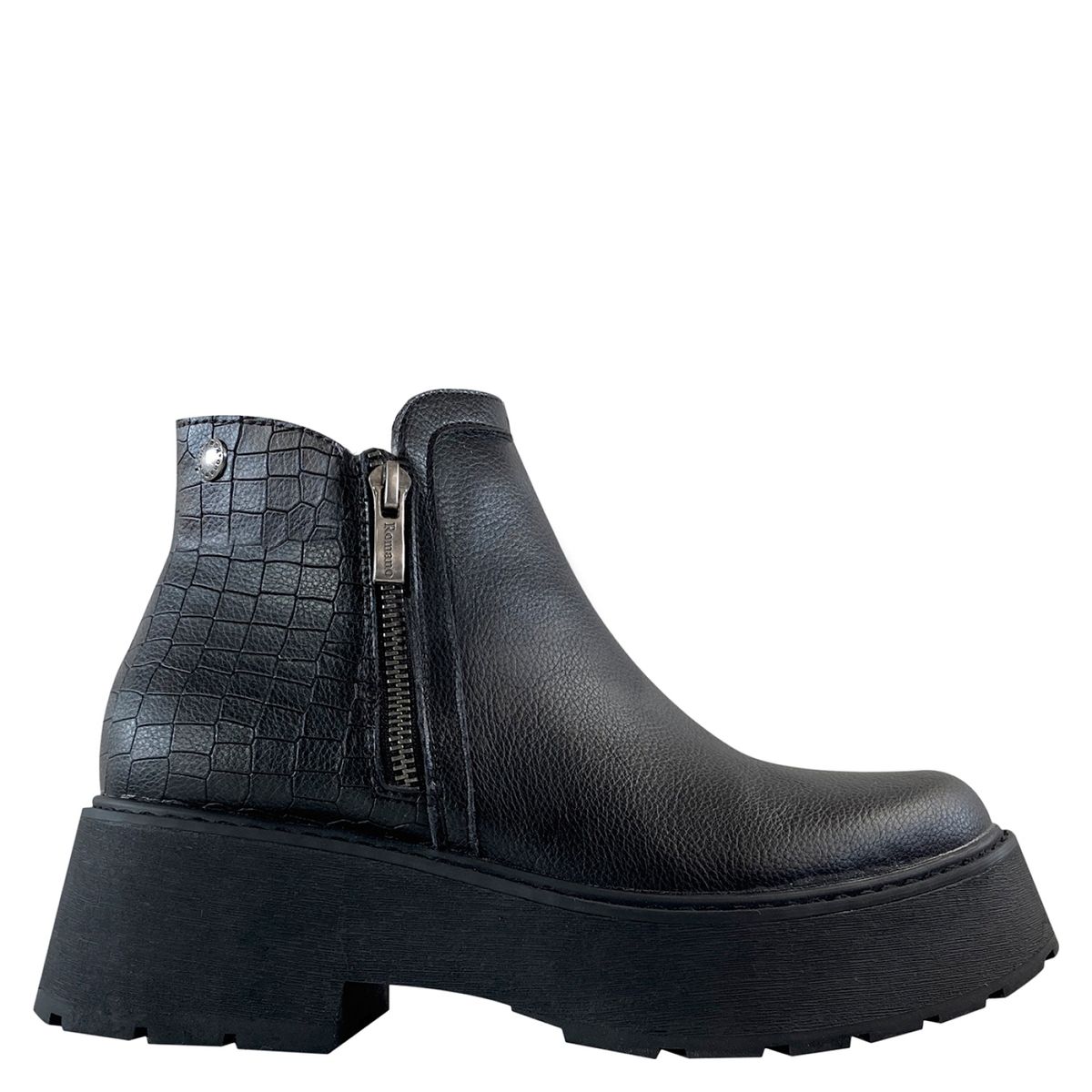 ROMANO - Romano Botin mujer cuero negro