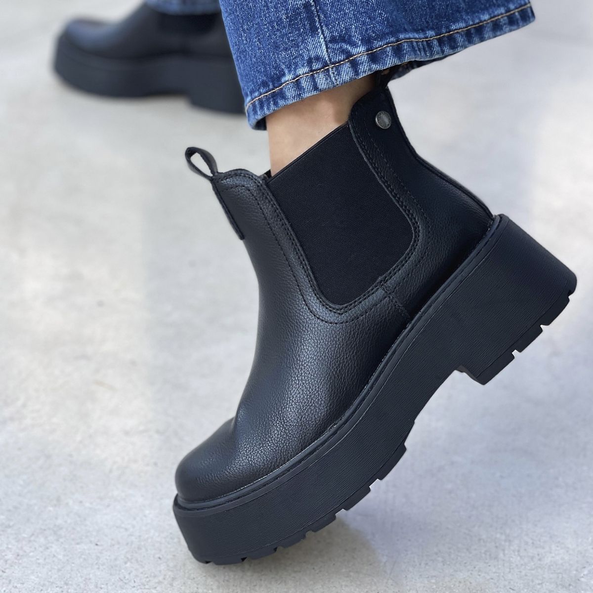 ROMANO - Romano Botin mujer cuero negro