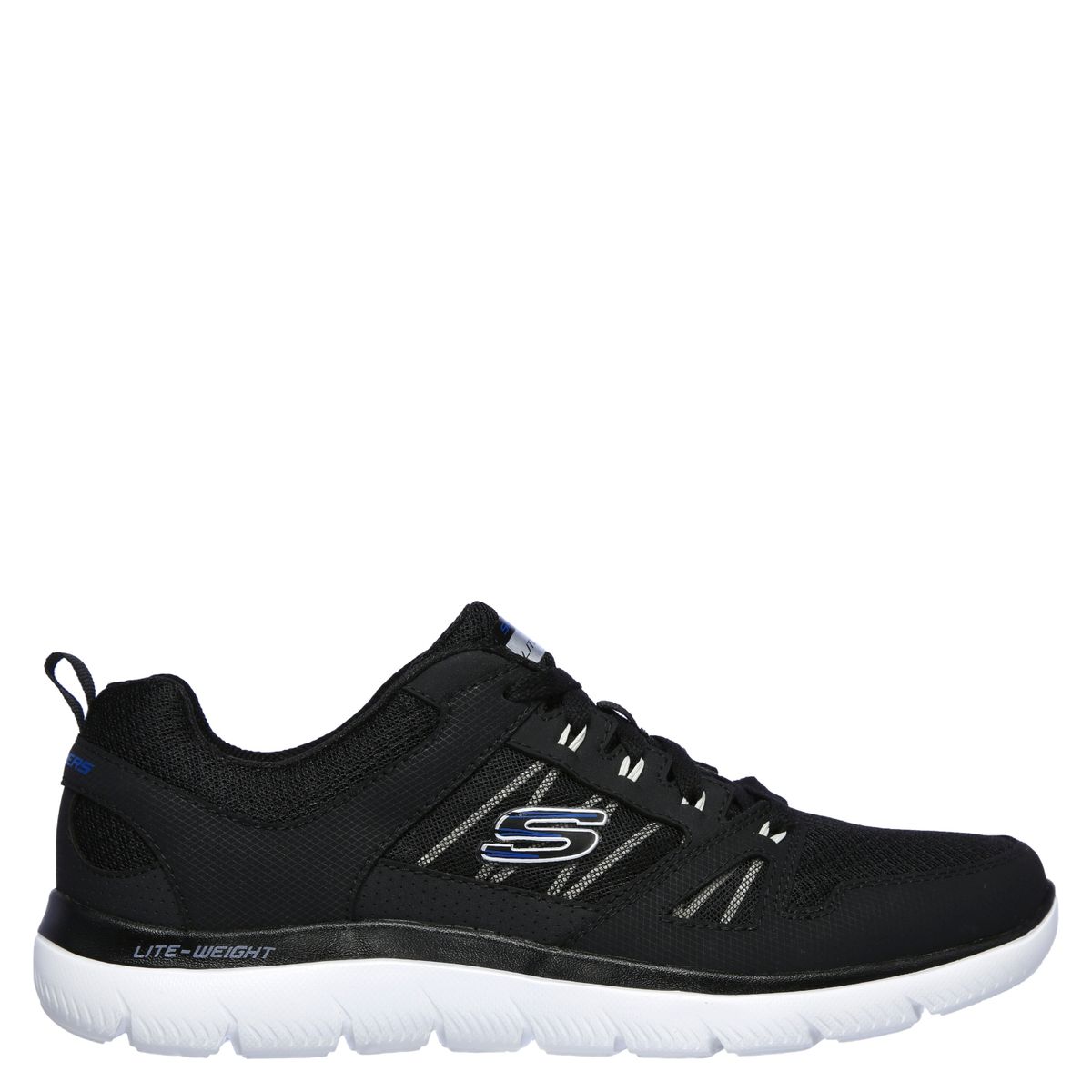 SKECHERS - Zapatilla Escolar Niño Cuero Negro Skechers (39 a 44)