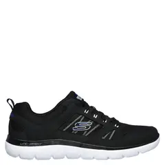 SKECHERS - Zapatilla Escolar Niño Cuero Negro (39 a 44)