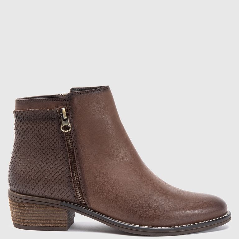 GACEL Botin Mujer Cuero Café Gacel | falabella.com