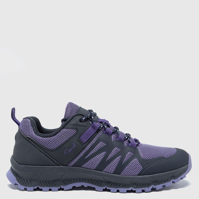GACEL - Zapatilla Urbana Mujer Cuero Morado Gacel