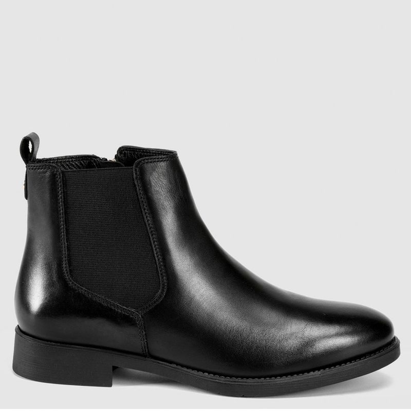 GACEL Gacel Botin mujer cuero negro | falabella.com