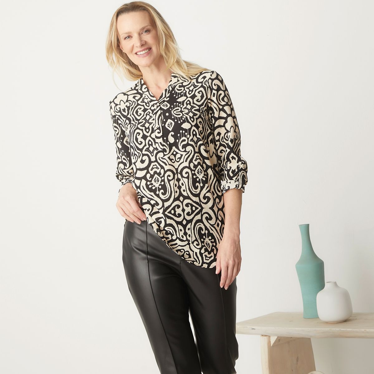 S COCCI - Blusa Manga Larga Mujer Stefano Cocci