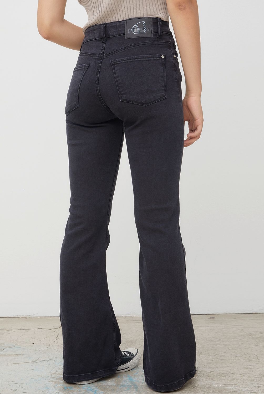 AMERICANINO - Americanino Jeans Flare Tiro Alto Mujer