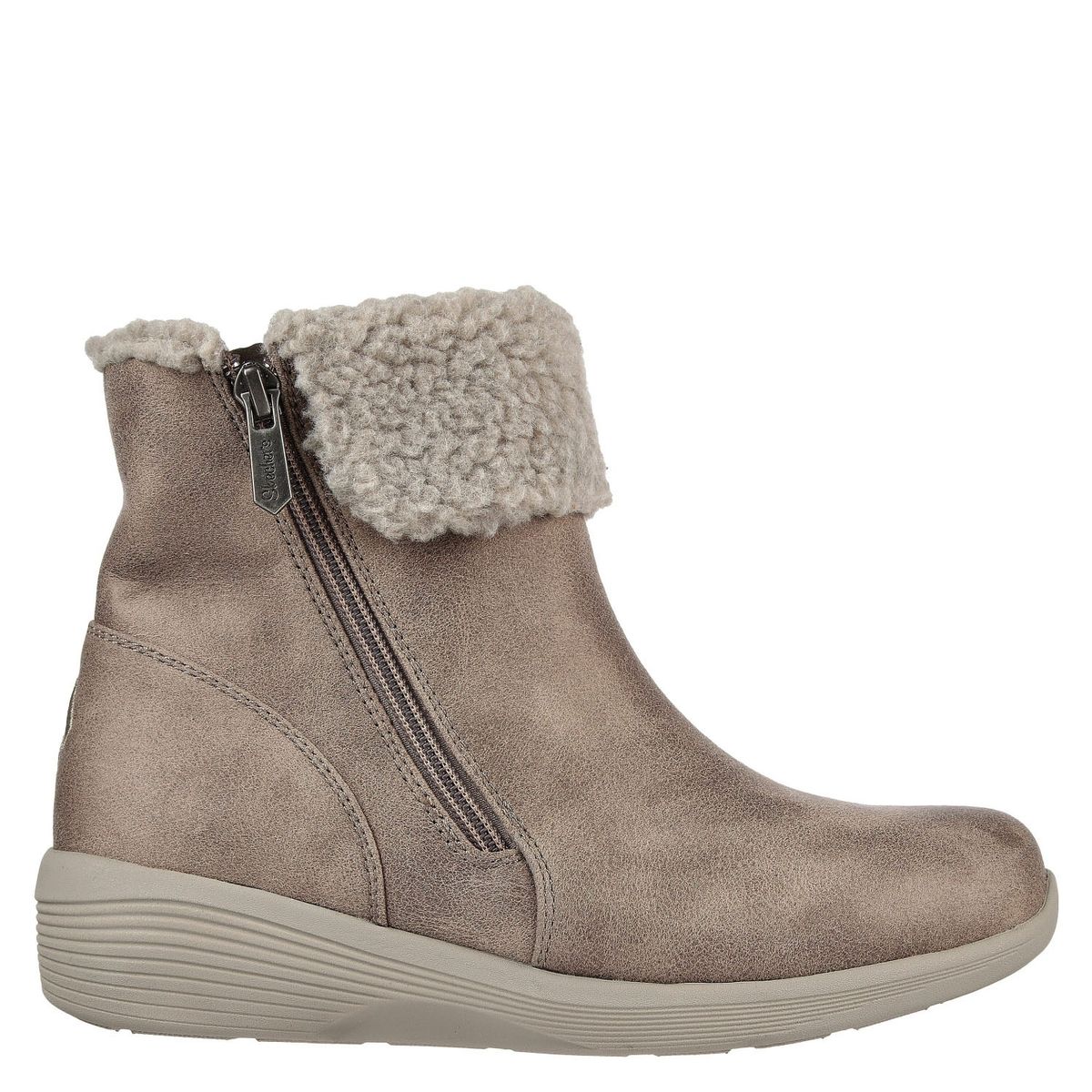 SKECHERS - Skechers Botin mujer beige/khaki
