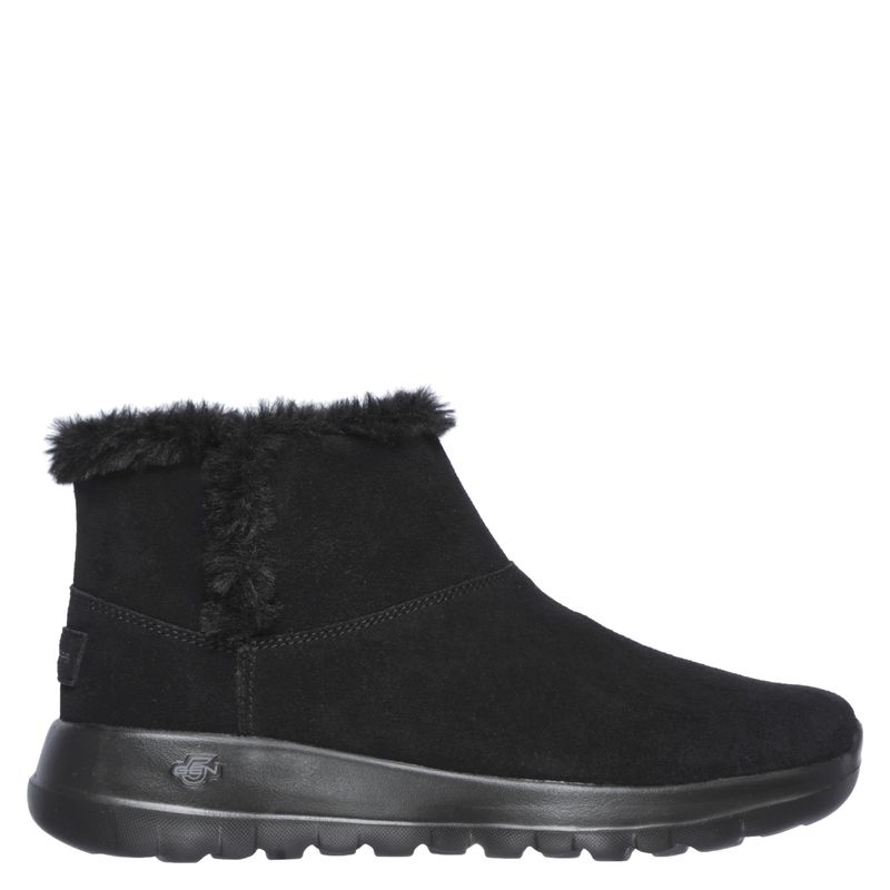 SKECHERS - Botín Mujer Cuero Negro Skechers