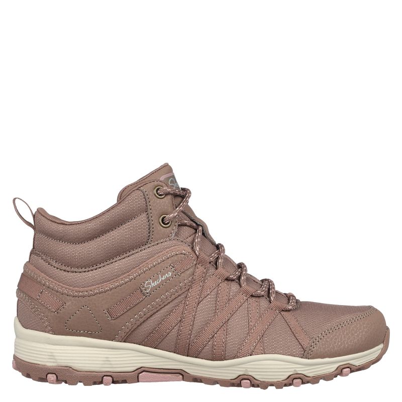 SKECHERS - Skechers Botin mujer cafe