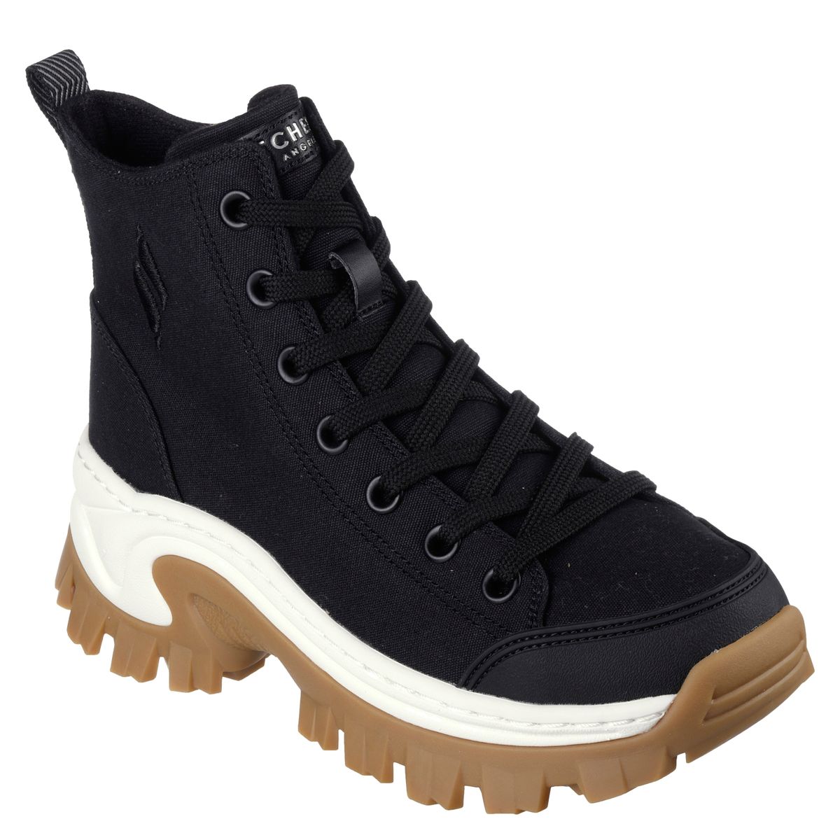 SKECHERS - Skechers Botin mujer negro