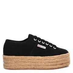 SUPERGA - Rope Zapatilla Urbana Mujer Negro