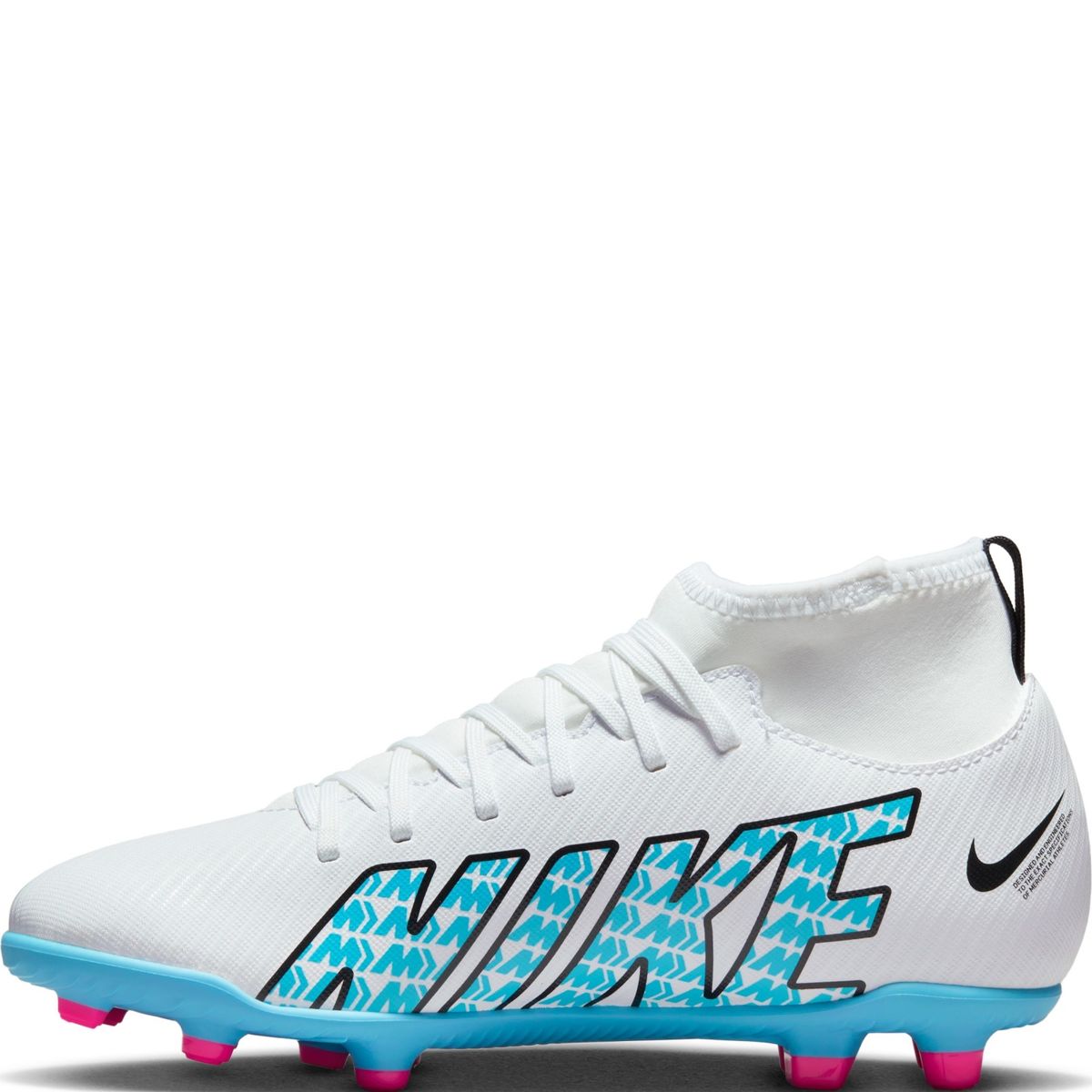 NIKE - Jr Superfly 9 Club Zapatillas Fútbol Unisex Adulto Blanco Nike