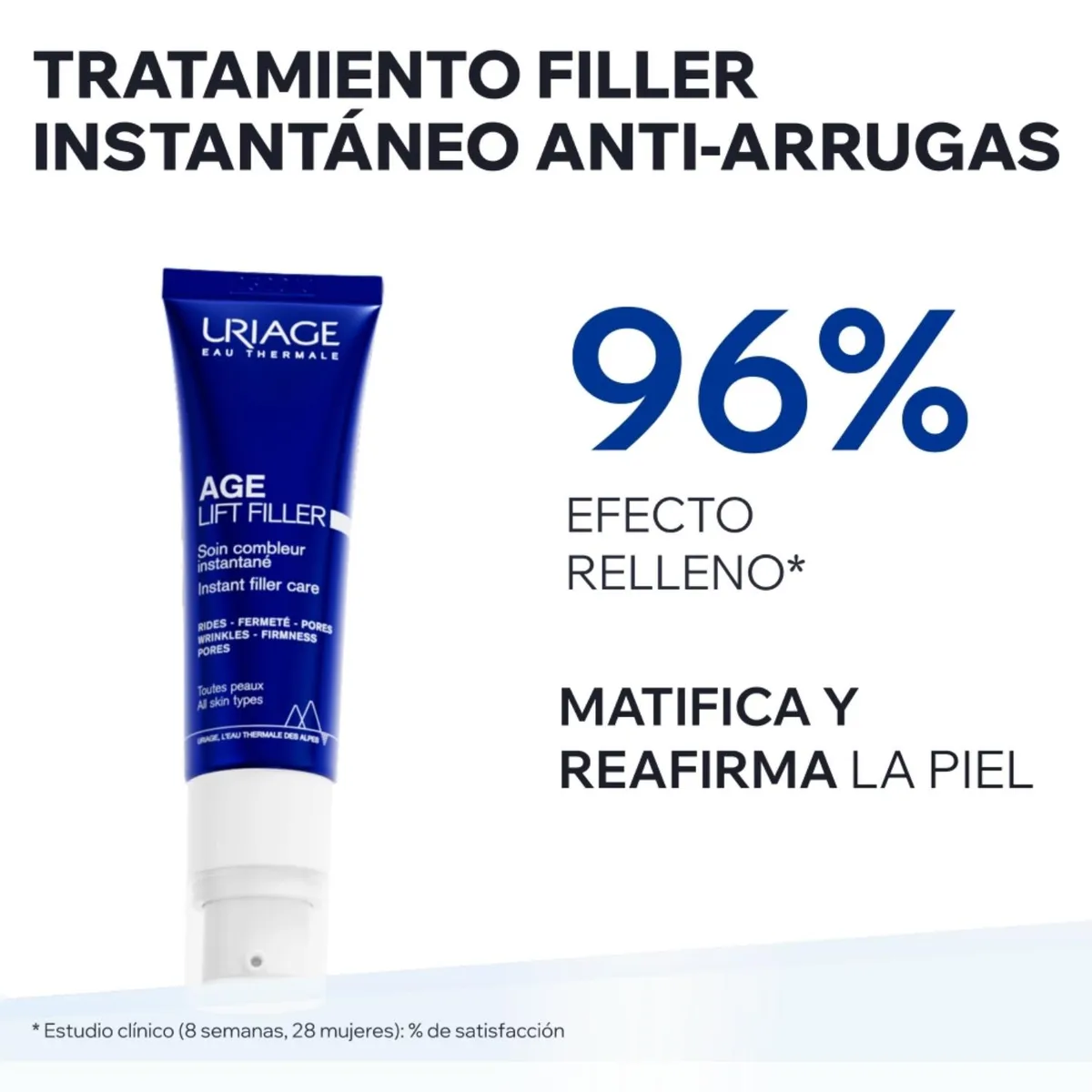 URIAGE - Crema Antiedad Age Lift Tratamiento Filler Instantáneo 30 Ml Uriage