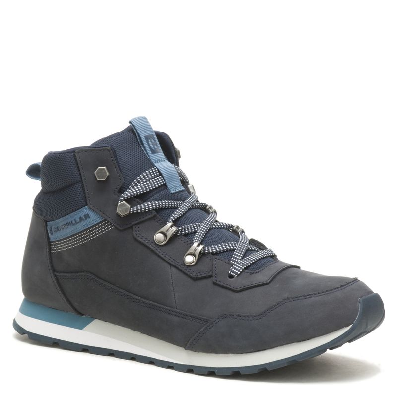 CAT - Ventura Zapatilla Urbana Hombre Cuero Azul Cat