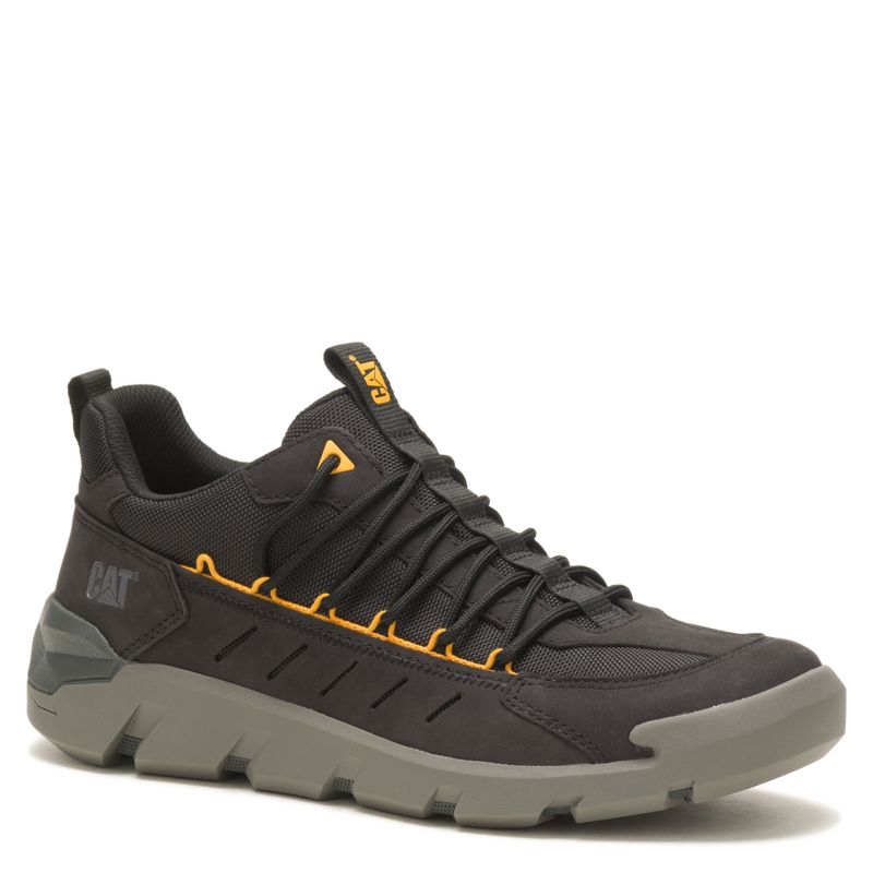 CAT - Crail Low Zapatilla Urbana Hombre Cuero Negro Cat