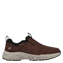 SKECHERS - Zapatilla Urbana Hombre Cuero Café