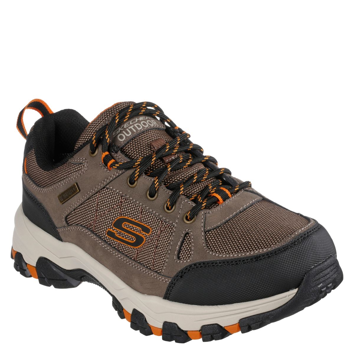 SKECHERS - Skechers Zapato casual hombre cuero beige/khaki