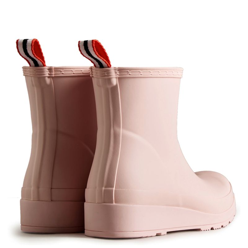Botas De Lluvia Cortas Hunter Originales Para Mujer, Rosa Bota