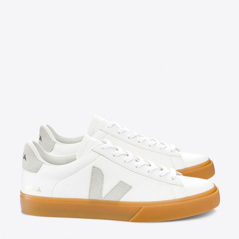 VEJA - Campo Zapatilla Urbana Hombre Cuero Blanco Veja