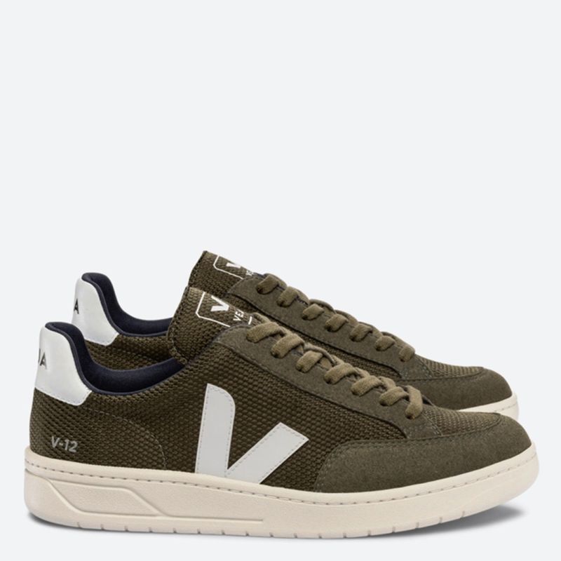 VEJA - V-10 Zapatilla Urbana Hombre Verde Veja