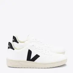 VEJA - V-10 Zapatilla Urbana Hombre Cuero Blanco