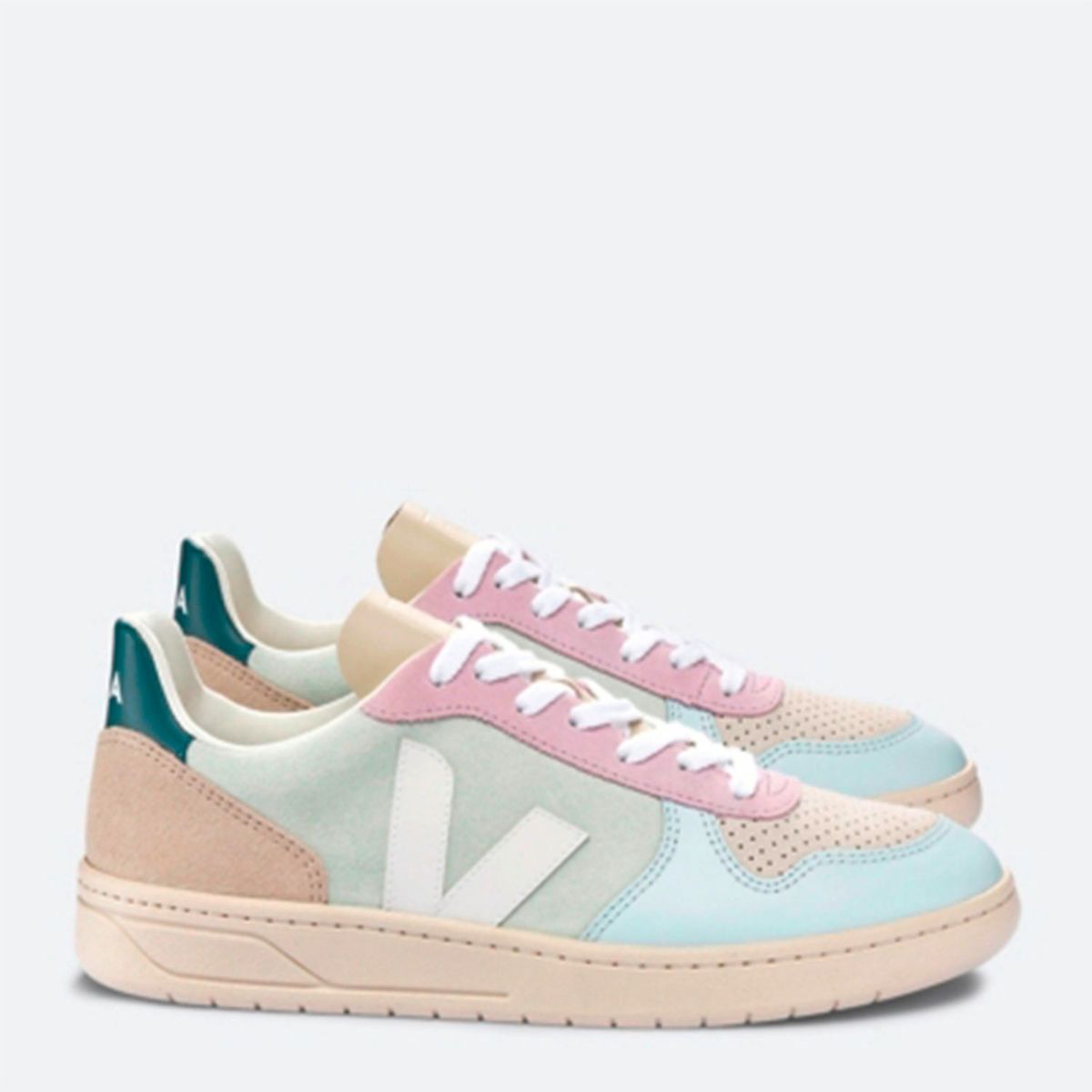 VEJA - V-10 Zapatilla Urbana Mujer Azul Veja
