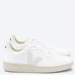 VEJA - V-10 Zapatilla Urbana Mujer Cuero Blanco