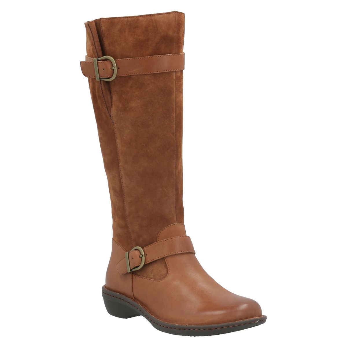 HUSH PUPPIES - Bota Mujer Cuero Café Hush Puppies