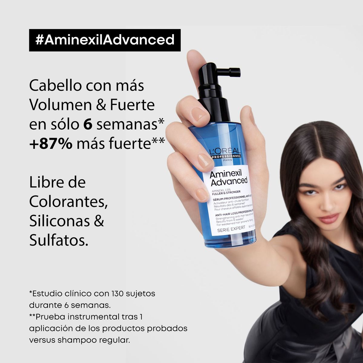 LOREAL PROFESSIONNEL - Serúm Anti-Caída Cabello Fino Aminexil Advanced 90Ml  Loreal Professionnel