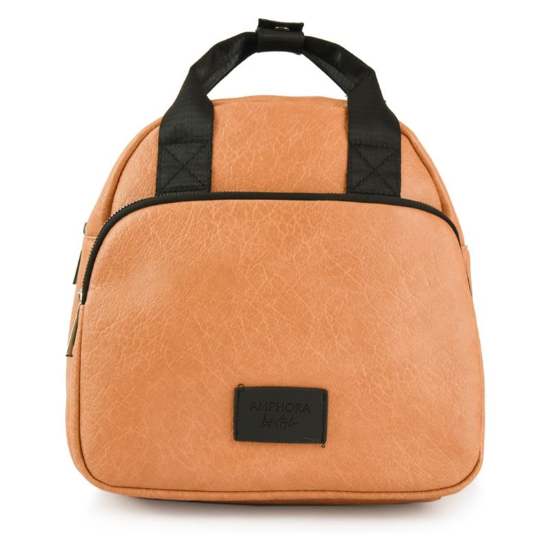 AMPHORA - Mochila Lorraine Camel/ Cafe Claro Mujer Amphora