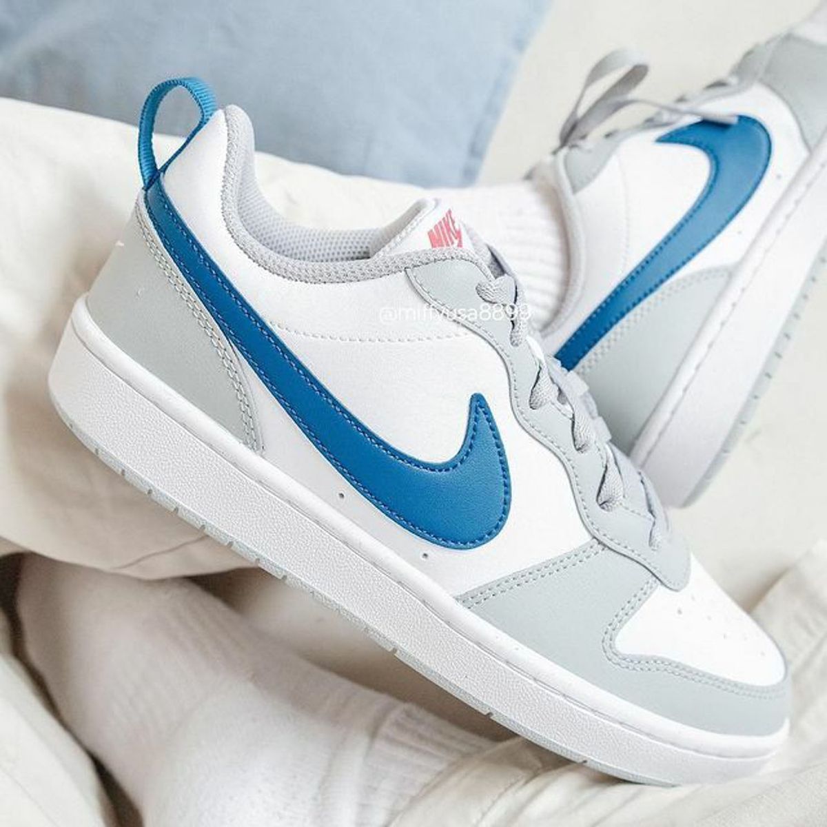 NIKE - Court Borough Low 2 Zapatilla Urbana Niño Blanco Nike