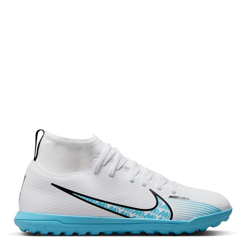 NIKE - Jr Superfly 9 Club Zapatilla Baby Fútbol Unisex Niño Blanco Nike