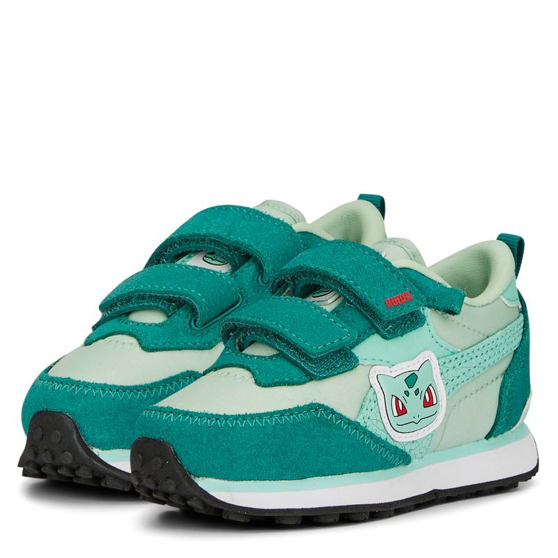 PUMA - Rider FV Bulbasaur Zapatilla Urbana Niño Verde Puma