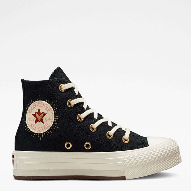 Converse - Chuck Taylor All Star EVA Lift Zapatilla Urbana Niña Purple Converse