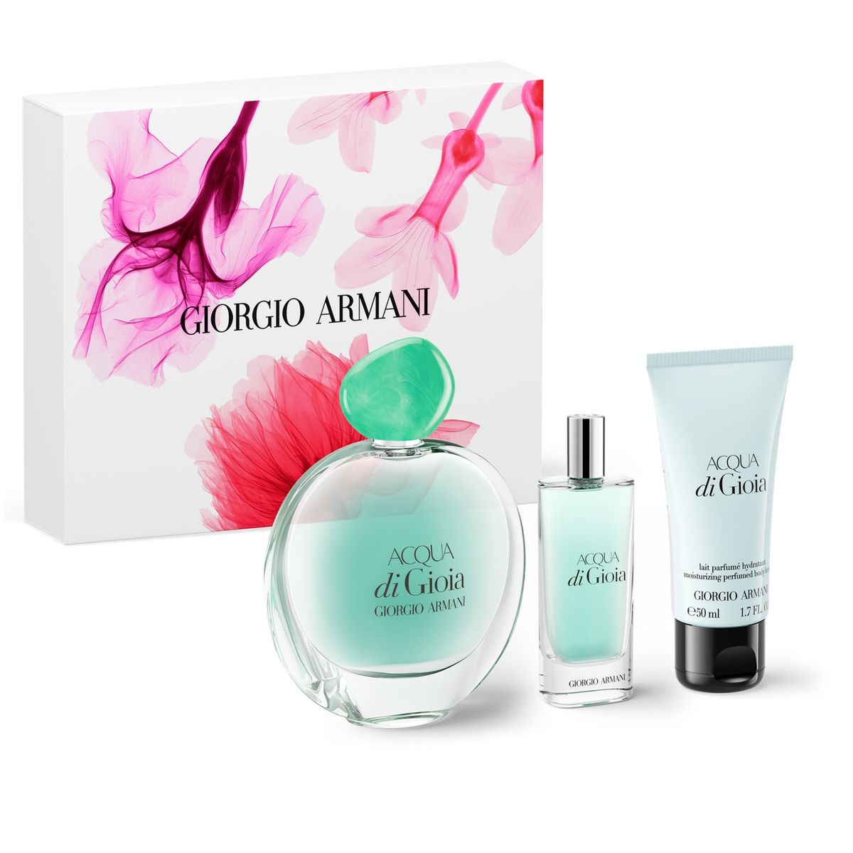 GIORGIO ARMANI - Set Perfume Mujer Acqua Di Gioia Edp 100Ml + 15Ml + 50Ml Giorgio Armani