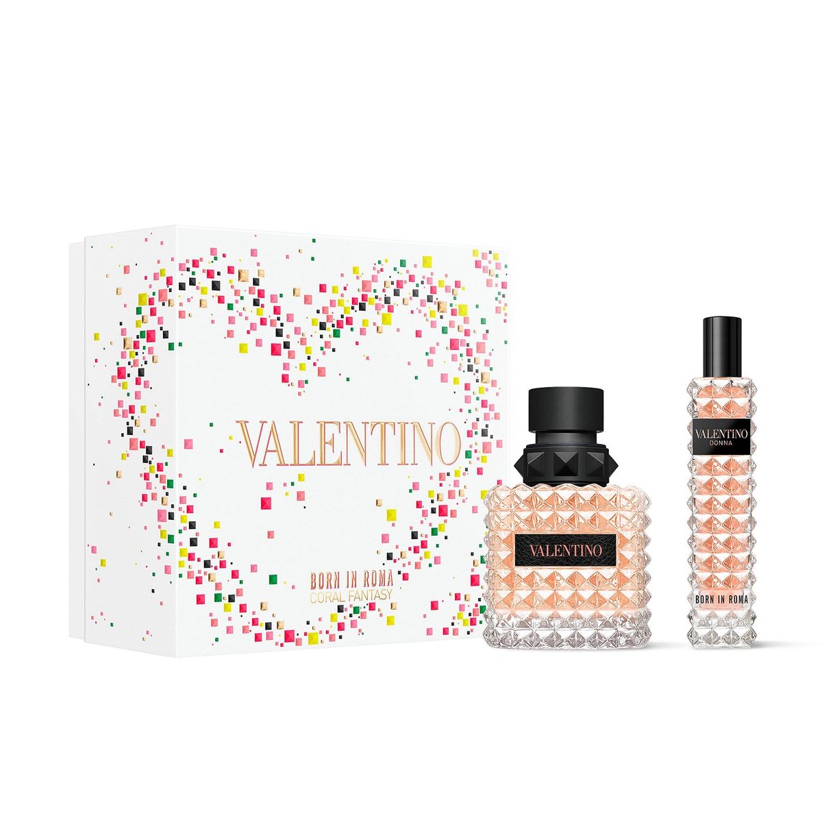 VALENTINO - Set Perfume Valentino Born in Roma Coral Donna EDP 50ML + 15ML